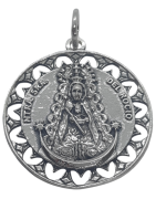 Medallas Virgen del Rocio de PLata de Ley