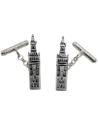 Gemelos Motivos de Sevilla de Plata de Ley