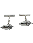 Gemelos Aceituna de Plata de Ley