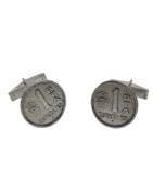 Gemelos Peseta de Plata de Ley