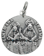 Medalla Santa Ana de Triana de Sevilla de Plata de Ley