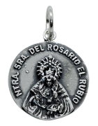 Medalla Ntra. Sra del Rosario de El Rubio de Plata de Ley
