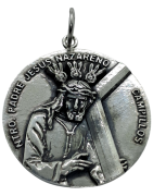 Medalla Jesus Nazareno de Campillos de Plata de Ley