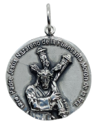 medalla Jesus Nazareno de la Fuensanta de Moron de la Frontera de Plata de Ley