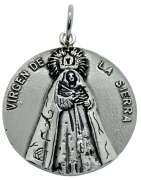 Medalla Virgen de la Sierra de Cabra de Plata de Ley
