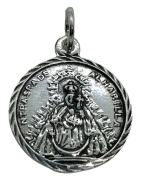 Medalla Virgen Alharilla de Porcuna de Plata de Ley