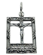 Medalla Cristo de la Carcel de Mairena del Alcor de Plata de Ley
