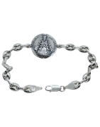 Pulseras Virgen del Rocio de Plata de Ley