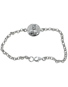Pulseras San Judas Tadeo de Plata de Ley