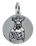 Medalla Humillacion de Malaga de Plata de Ley