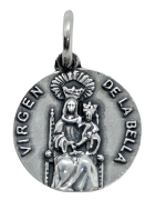 Medalla Virgen de la Bella de Lepe de Plata de Ley
