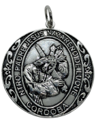 Medalla Jesus Nazareno de Luque de Plata de Ley