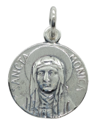 Medallas Santa Monica de Plata de Ley