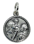 Medallas Sagrada Familia de Plata de Ley