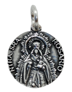 Medalla Ntra Sra del Rosario de Isla Cristina de Plata de Ley