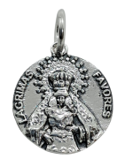 Medalla Lagrimas y Favores de Malaga de Plata de Ley