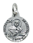 Medalla Santo Tomas de Aquino de Plata de Ley