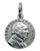 Medalla Papa Francisco de Plata de ley