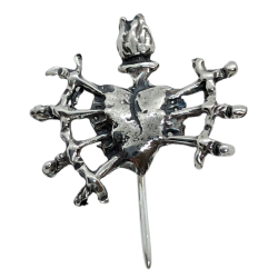 Alfiler Corazon de Plata...