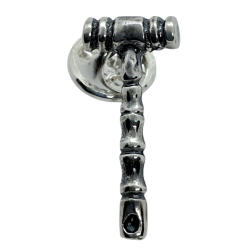 Pin Martillo Trono de Plata...