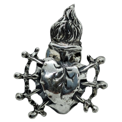 Pin Corazon de Plata Ref: 1023